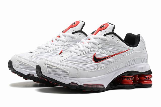 Nike Shox Ride 2 White Red Men's Running Shoes-05 - Click Image to Close